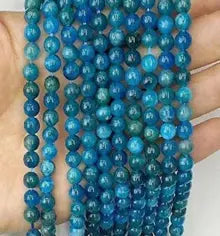 Natural Gemstone Loose Beads Necklace - Apatite A - NO.66 ABC Jewelries